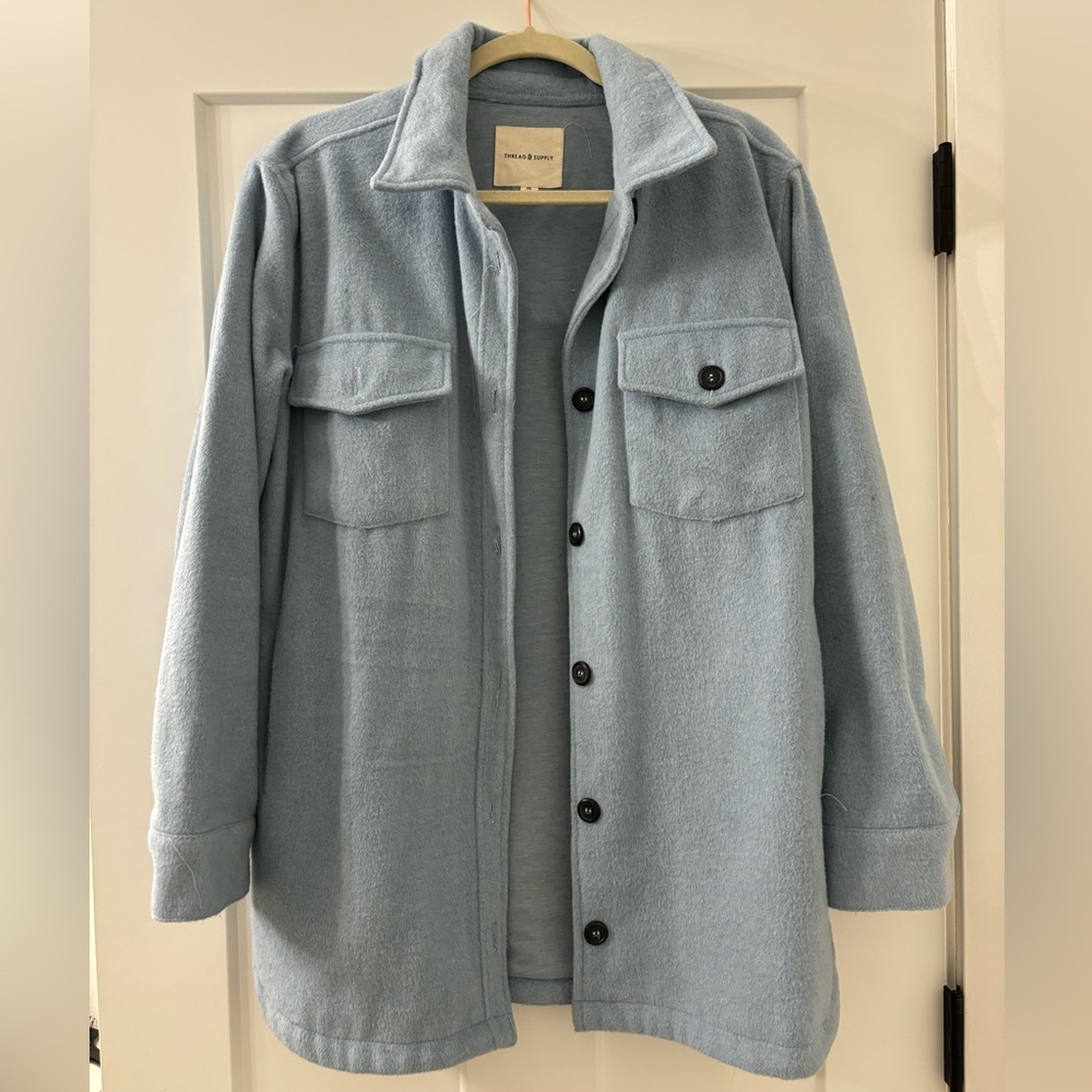 Light Blue Shacket
